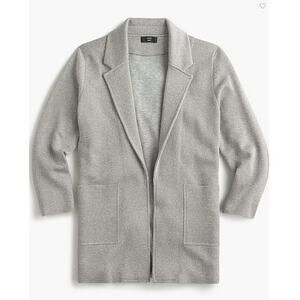 J Crew 365 Sparkly Sophie Open Front Knit Sweater Blazer Jacket Womens Size XXS
